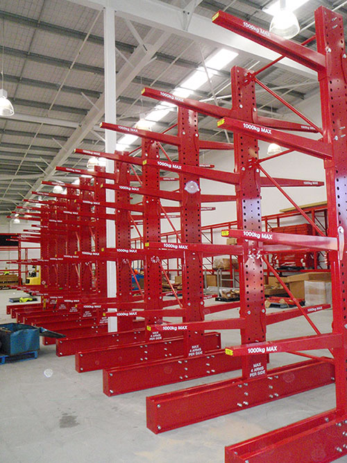 Heavy-duty Cantilever Rack - Arm Load Capacity 1000KG