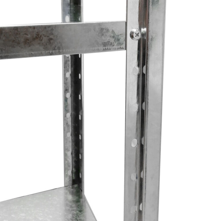 Detail drawing of Galvanized Slotted Angle Rack