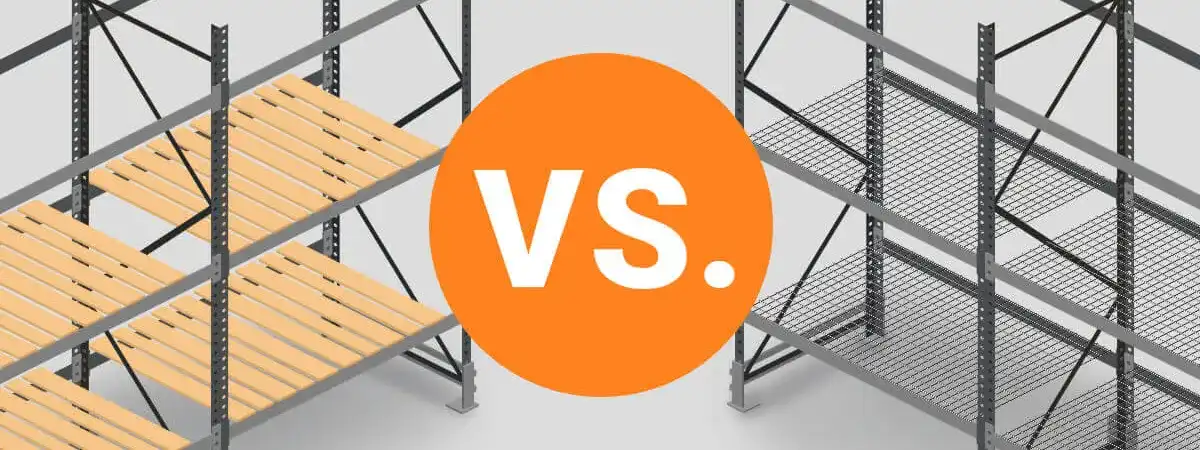 Pallet Racking Wire Mesh Decking vs. Wood Mesh Decking Pallet Racking Wire Mesh Decking vs Wood Mesh Decking