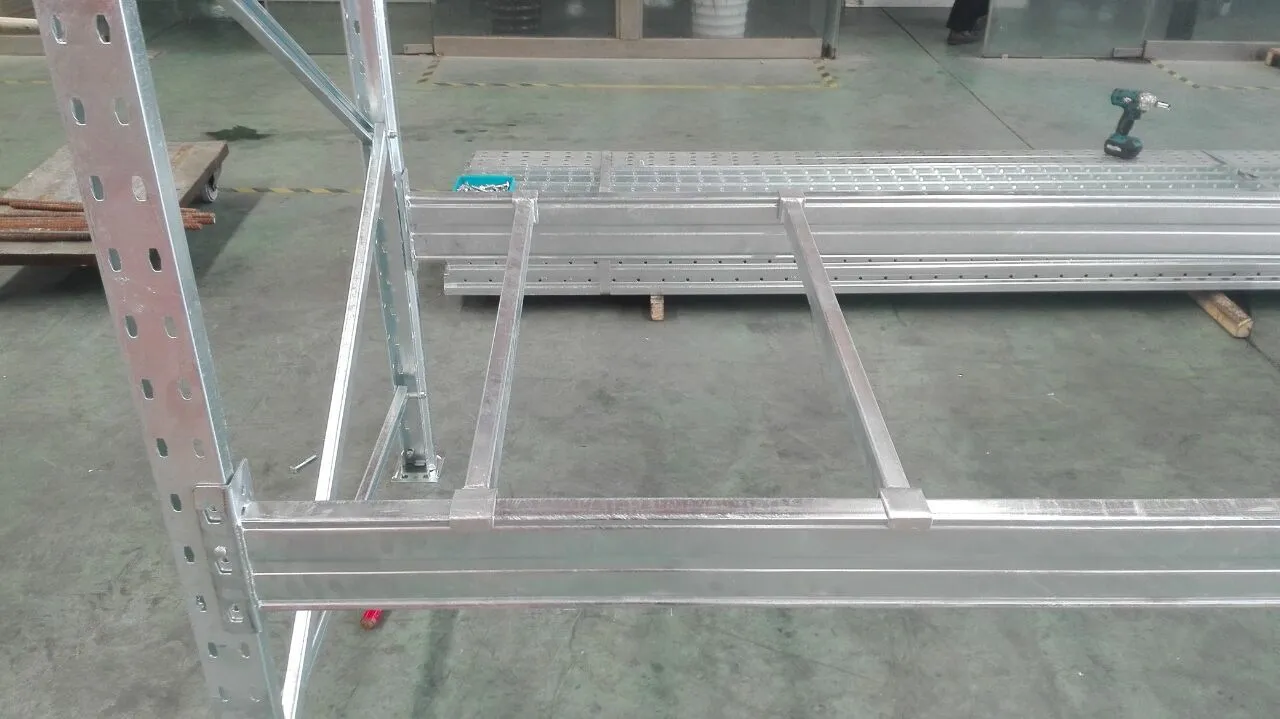 galvanized pallet rack