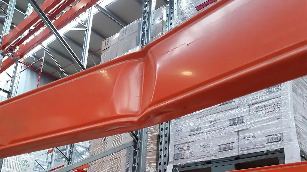 Pallet Rack Non-Visible Damage Pallet Rack Non Visible Damage