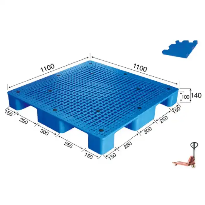 Nine Legged Grid Plastic Pallet
