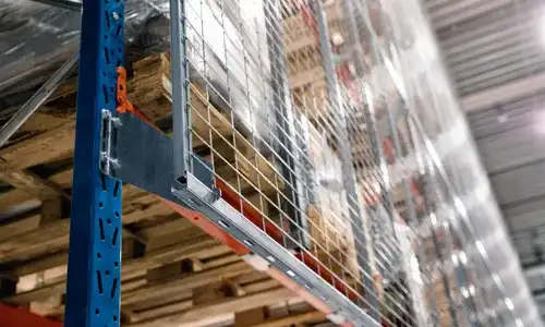 Flow Pallet Rack Wire Mesh Side Guards
