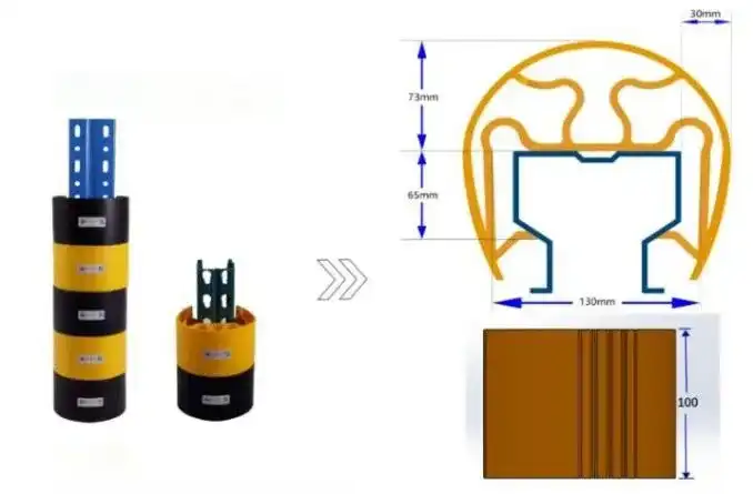 Product Specs for Plastic Rack Protectors