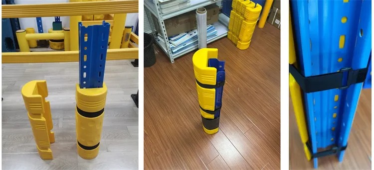 Warehouse Racking Column Guard Plastic Rack Guard Warehouse Racking Column Guard Plastic Rack Guard