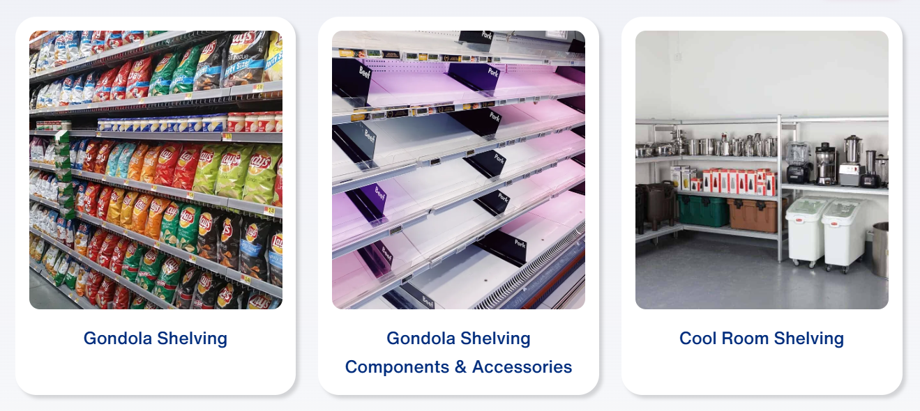What is the difference between gondola shelving and regular shelving