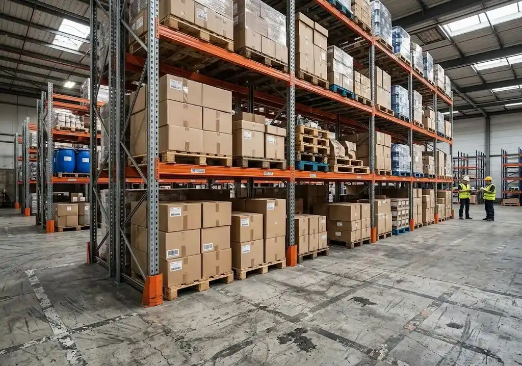 Galvanized Double Deep Racking