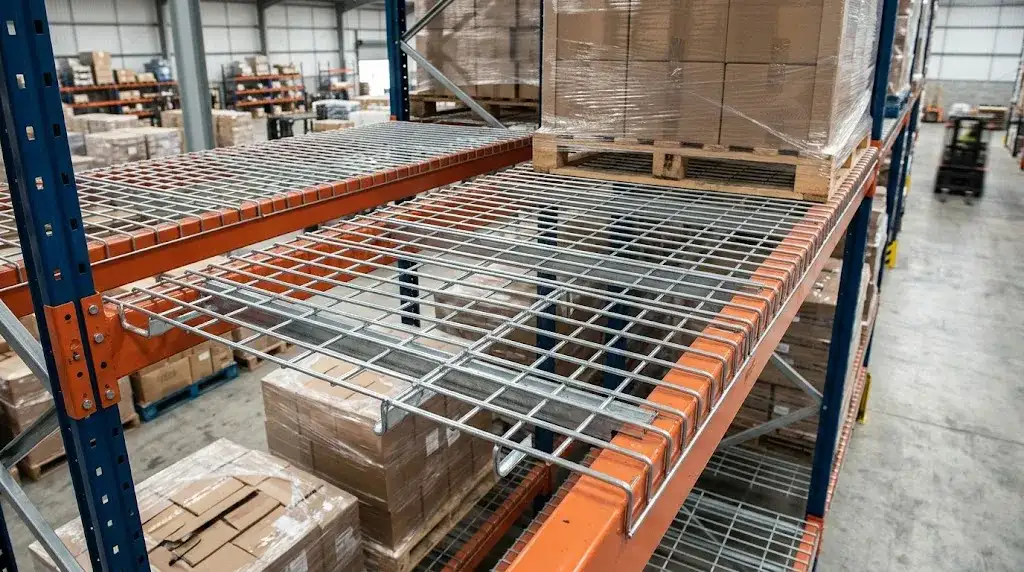 Galvanized Pallet Racking Wire Mesh Decks