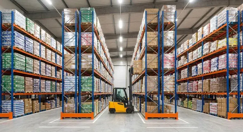 Selective Pallet Racking in a warehouse