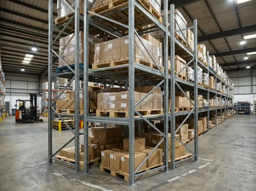 galvanized selective pallet racking