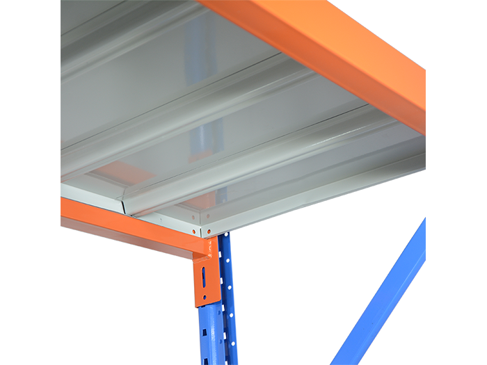 Longspan Shelving with Diamond Hole Uprights 8