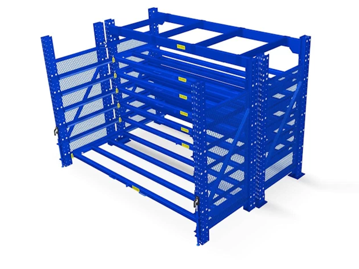 Roll-Out Sheet Metal Racks