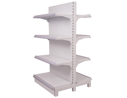 Custom metal retail display stands for the Aceally shopping mall project in Mexico