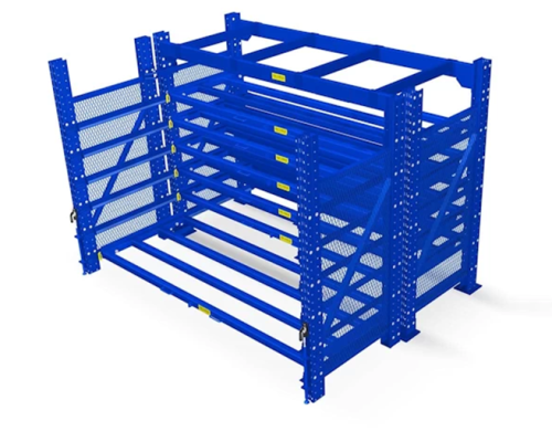 Roll-Out Sheet Metal Racks