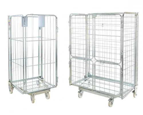 Roll Container Space Efficient And Stackable Design