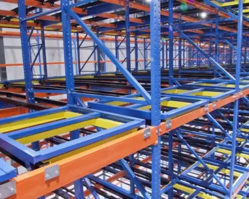 push back rack system